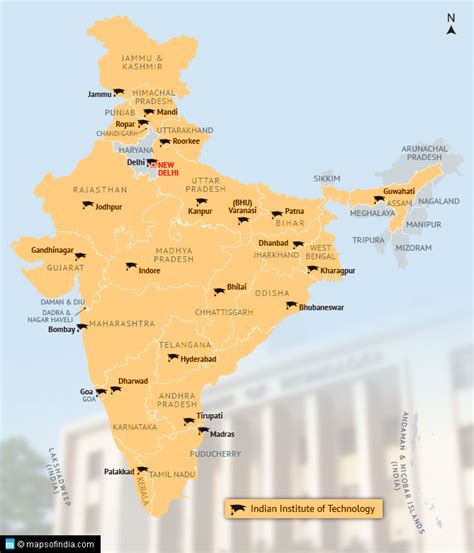 Iit In India Map - Dorice Jeannette