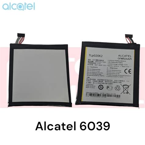 Bateria Alcatel 6039 TLp020K2 Topmovil Repuestos