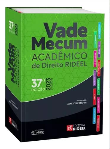 Vade Mecum Acadêmico De Direito Rideel 37ª Edição 2023 2º Semestre