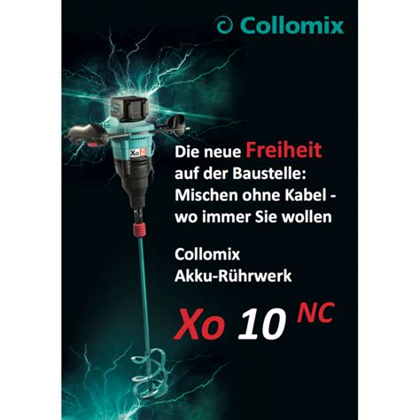 Collomix Xo 10 NC Akku Handrührwerk Set