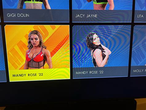 How do I apply these updated models to Mandy Rose? I’m getting stuck with them as CAW’s. : r/WWE2K22