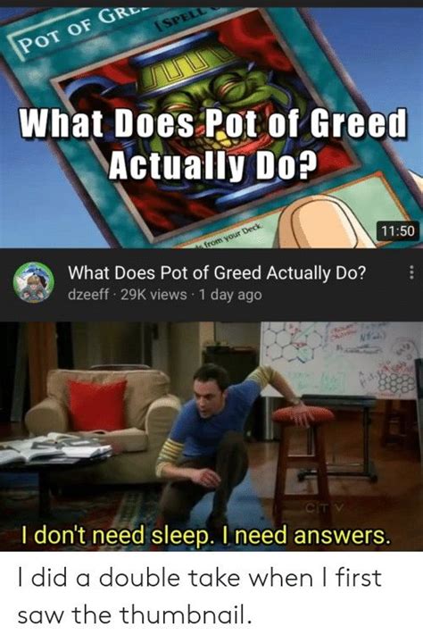 What Does Pot Of Greed Do More Hilarious Yu Gi Oh Memes Only True