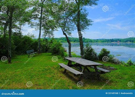 Picnic Area Sign Picnic Invitation Wood Vintage Stock Photo ...