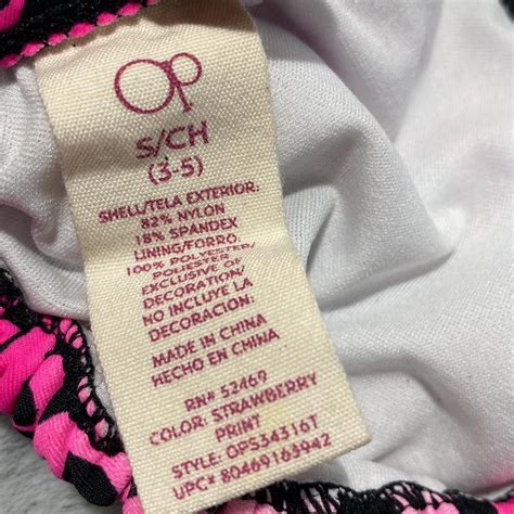 Op Strawberry Leopard Print Bikini Top Small Y K Depop