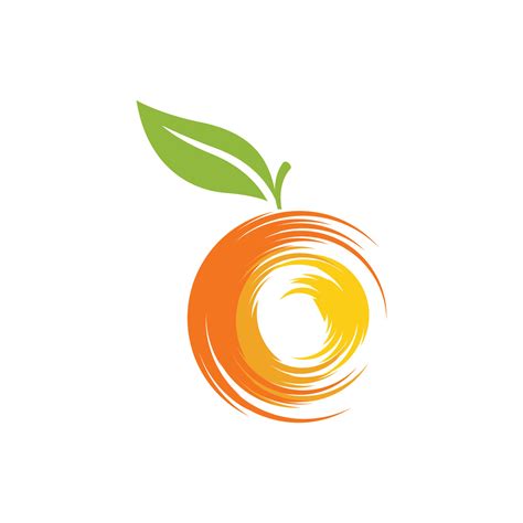 Orange logo design 19508406 Vector Art at Vecteezy