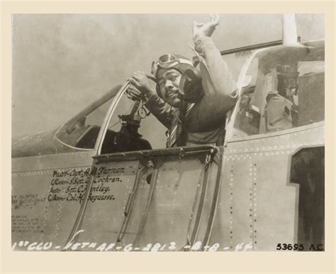 Capt Andrew D Turner Washington D C C O Tuskegee Air Men 332 FG