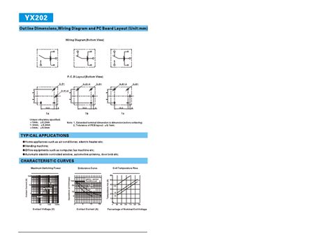 YX202-S-112DM, YX202 Datasheet - YONGNENG