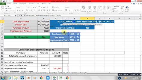 Worksheet To Calculate Capital Gain Tax