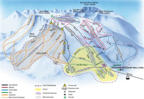 Best British ski areas Guide to skiing in Scotland Image courtesy of Nevis Range