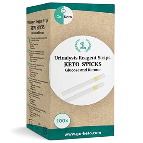 Go Keto Keto Sticks Pezzi Glucosio Chetoni Strisce Reattive Per