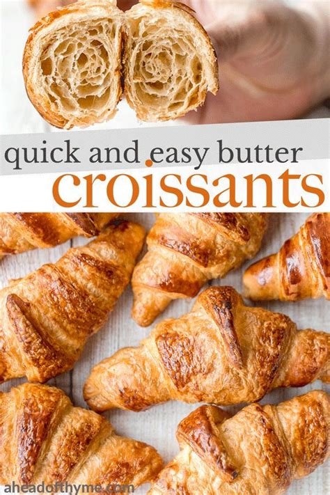 Quick And Easy Butter Croissants Recipe Easy Butter Crossant