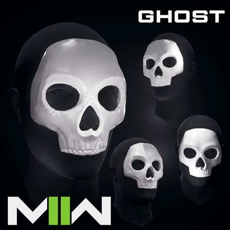 STL File GHOST MASK CODMW2019 WARZONE SIMON RILEY Template To