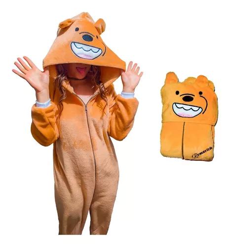 Kigurumi O Pijama Térmica Oso Escandaloso Pardo Adulto