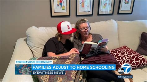 LAUSD family adjusts to home schooling, new routine amid COVID-19 - ABC7 Los Angeles