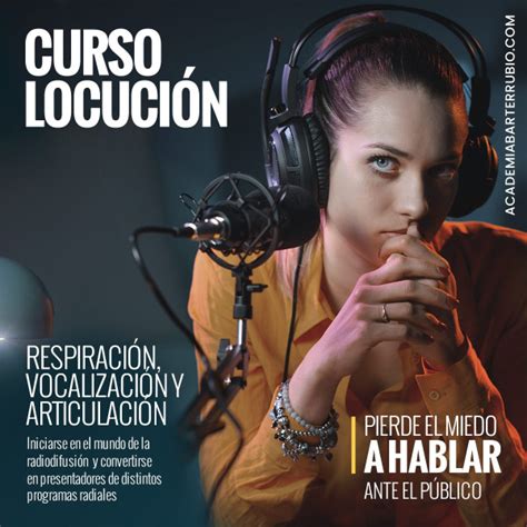 CURSO DE LOCUCIÓN PROFESIONAL ONLINE 2022 EN VIVO