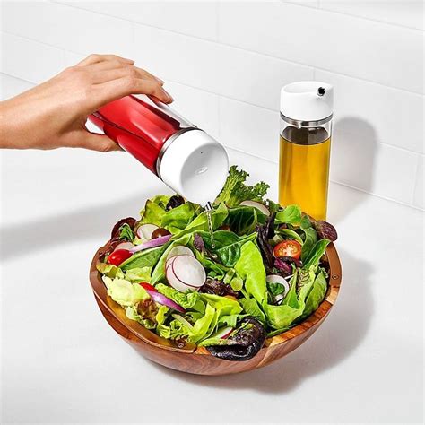 Oxo Good Grips® Precision Pour Glass Oil Dispenser In White Bed Bath And Beyond Salad Dressing