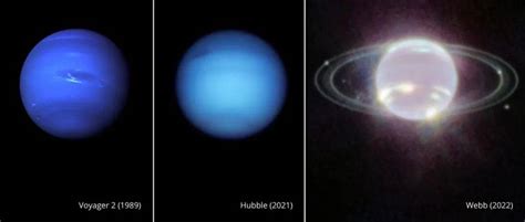 太神奇！韦伯望远镜拍到史上最清晰海王星（neptune）！theringsimage