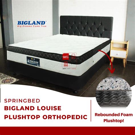 Jual Springbed Bigland Louise Plushtop Orthopedic Set Uk Cm Garansi