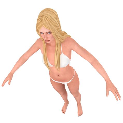 Female Supermodel Bikini Model TurboSquid