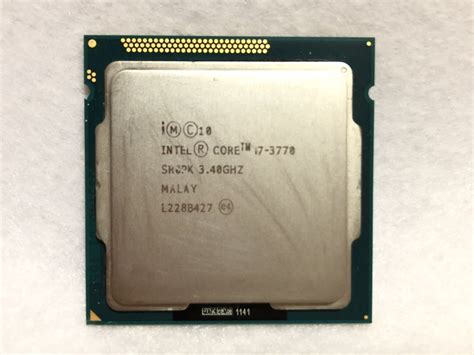 Yahooオークション Intel Cpu Core I7 3770 340ghz