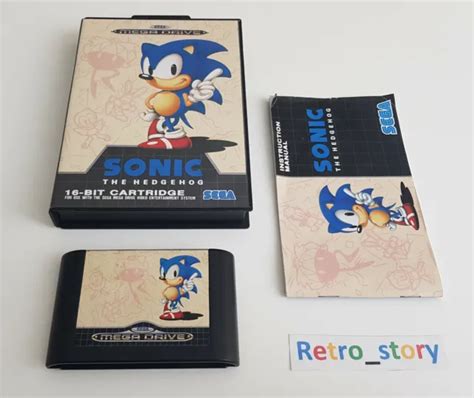 SEGA MEGA DRIVE Sonic The Hedgehog PAL EUR 24 99 PicClick FR