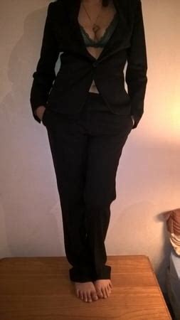 My Beautiful Hairy Wife In Suit And Green Lingerie Pics XHamster