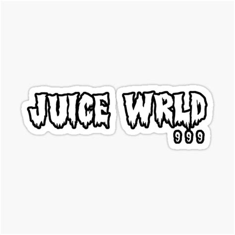 Juice Wrld Drawing Logo : Juice WRLD - Juicewrld - Sticker | TeePublic : 0 out of 5 4999 2999.