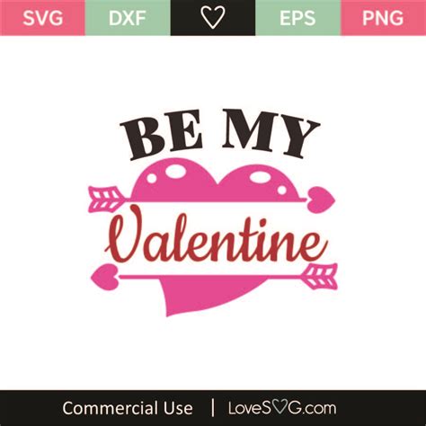 Be My Valentine SVG Cut File Lovesvg