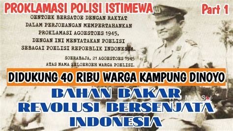 Didukung 40 Ribu Warga Dinoyo M Jasin Kumandangkan Proklamasi Polisi