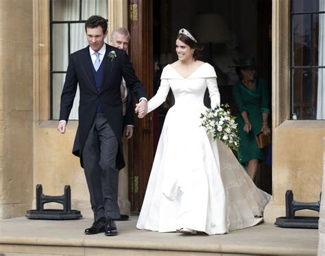 Photo La Princesse Eug Nie Et Son Mari Jack Brooksbank Quittent Le