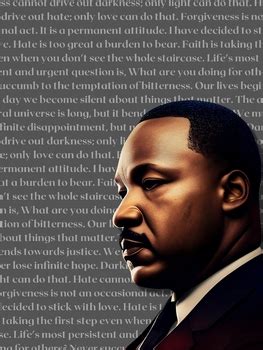 Martin Luther King Jr. Inspirational Poster MLK Jr. Classroom Decoration