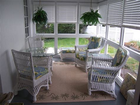 WHITE WICKER SUNROOM - Quality Wicker and Rattan Furniture