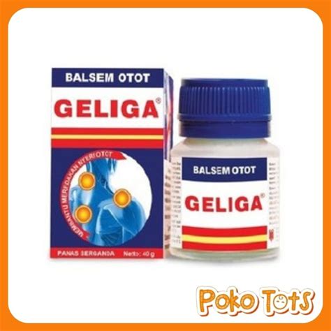 Jual Balsem Otot Geliga 40gr Balsam Pereda Nyeri Otot Sendi 40 Gr