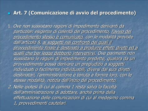 Ppt Il Procedimento Amministrativo Parte I Powerpoint Presentation