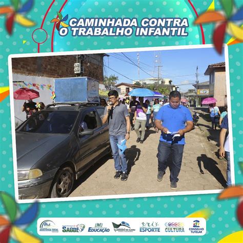 Caminhada Dia Mundial De Combate Ao Trabalho Infantil Prefeitura