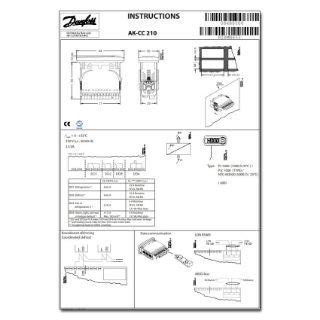 Hunter Liberty Corp Danfoss AK CC 210 Instructions