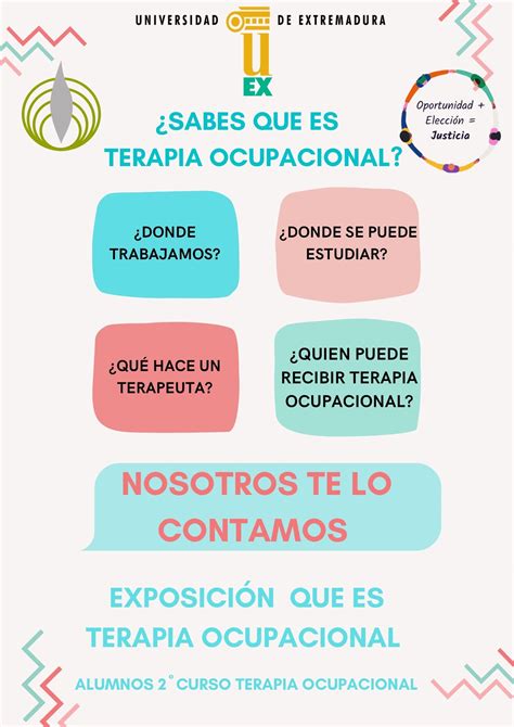 Exposici N Qu Es Terapia Ocupacional Alumnos De Terapia