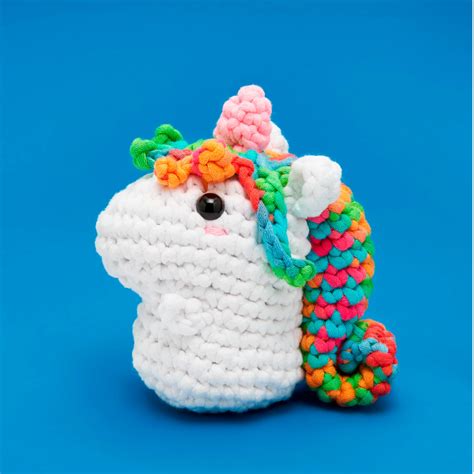 Rainbow Unicorn Crochet Kit A Z Science Learning Toy Store