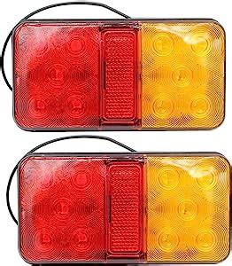 Amazon LEVANLIGHT 2Pcs LED Trailer Lights Taillight Lamp Stop