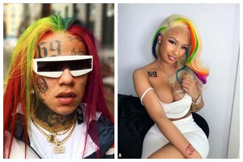 Tekashi69's girlfriend gets his tattoo and trademark hair - Mc Ebisco