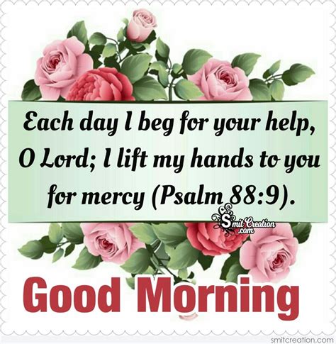 Good Morning Bible Quote SmitCreation