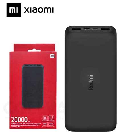 Xiaomi Cargador Portátil 18W 20,000 mAh carga rápida – COELVA