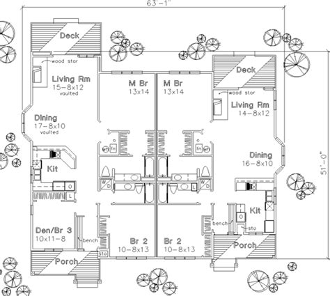 The Twin Peaks 1671 3 Bedrooms And 25 Baths The House Designers