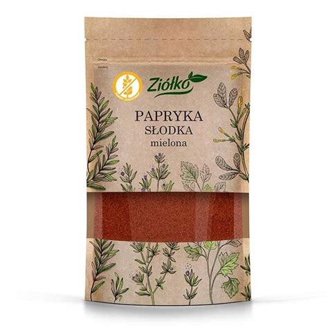 Ziółko Papryka Słodka Mielona Bezglutenowa 70 G ZIÓŁKO Sklep EMPIK