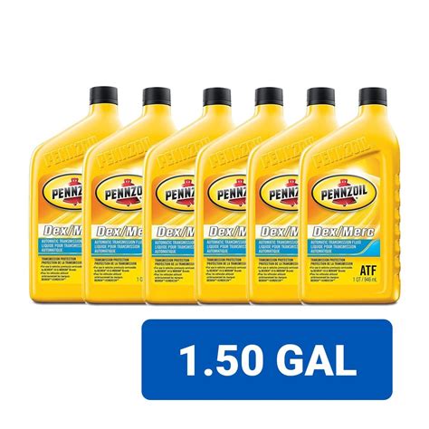 Pack De 6un De 14gal Líquido De Transmisión Automática Pennzoil Dex