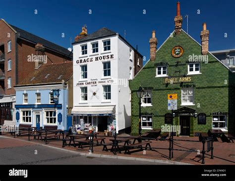 Old Buildings In Poole Quay Poole Was One Of Englands Foremost