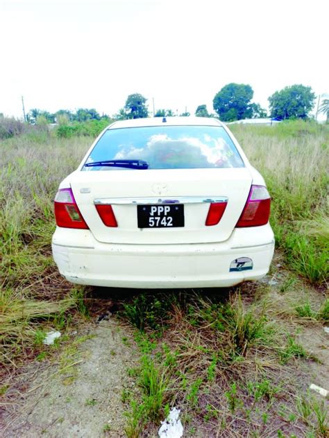 Stolen Car Found Abandoned At Timehri Guyana Times