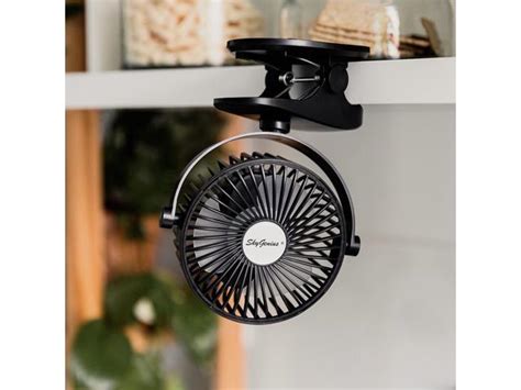 Desk Fan Portable Usb Battery Operated Skygenius Clip On Fan For