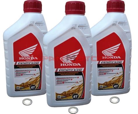 Unidades Aceite Honda W Semisintetico Arandelas Japan Motors