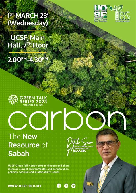 Green Talk Series 2023 Carbon The New Resource Of Sabah University